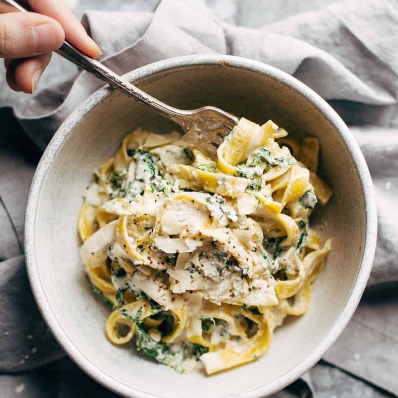 A picture of 5 Ingredient Creamy Kale Pasta