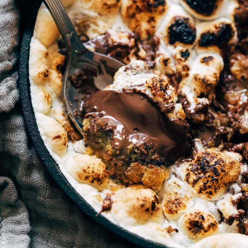 A picture of Deep Dish S'mores Bowls For Two