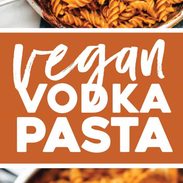Vegan vodka pasta.