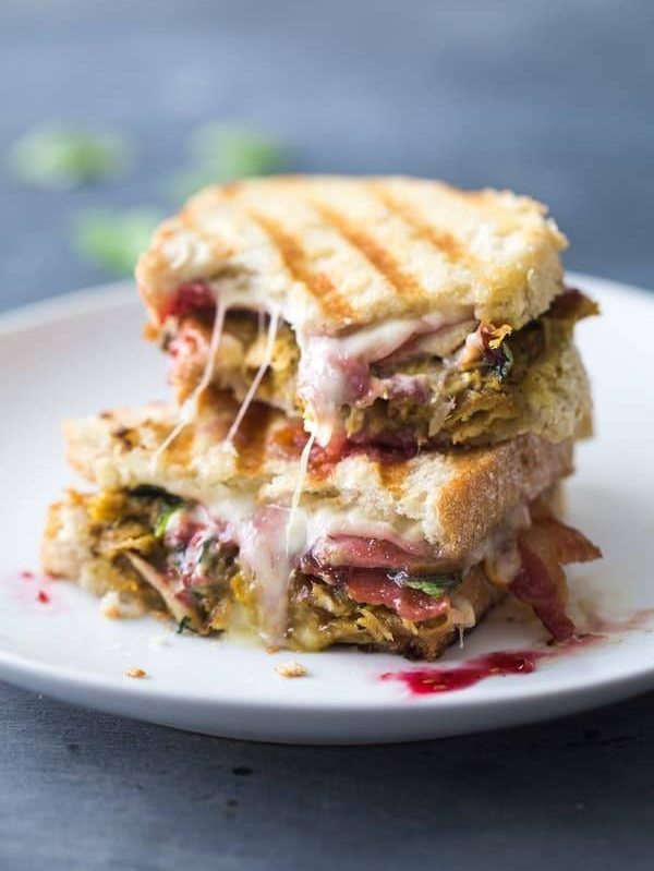 Loaded Turkey Panini for all your Thanksgiving leftovers