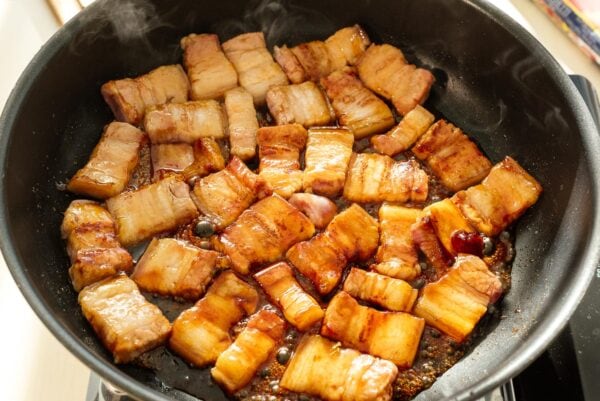 seared pork belly | www.iamafoodblog.com