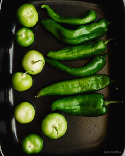 Slow Cooker Green Chili Hatch Chile Verde Recipe | www.iamafoodblog.com