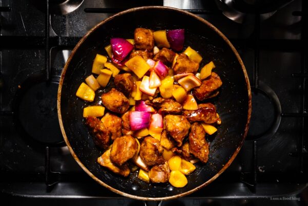 Easy Sweet and Sour Pork Recipe | www.iamafoodblog.com