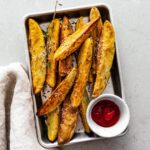 crispy air fryer potatoes | www.iamafoodblog.com