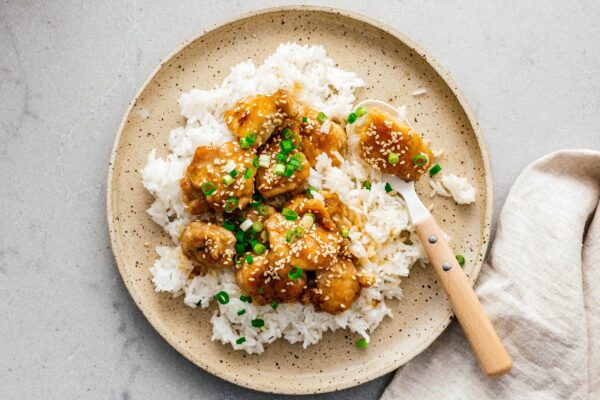 sesame chicken recipe | www.iamafoodblog.com
