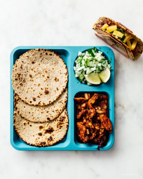 oven baked weeknight carne adovada pork taco recipe | www.iamafoodblog.com