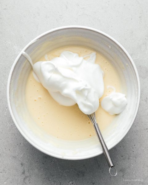 A super cute fluffy, jiggly Totoro cheesecake: pillowy soft, cotton-y, light-as-air cheesecake with just a hint of sweetness. #cheesecake #japanesecheesecake #fluffycheesecake #totorocake #totorocheesecake #totorofood #kawaiifood