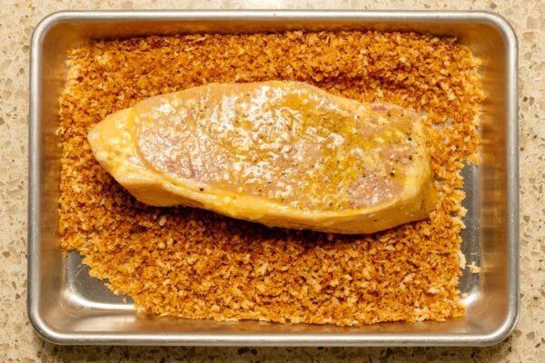 making baked tonkatsu | www.iamafoodblog.com