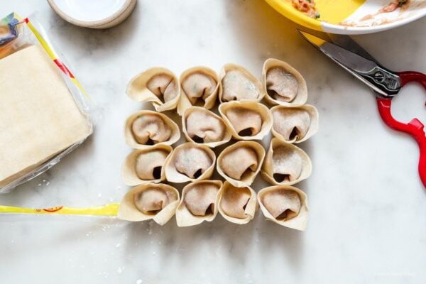 turkey wontons | www.iamafoodblog.com