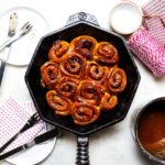 small batch mini sticky bun cinnamon roll monkey bread #smallbatch #recipe #baking #stickybun #morningbun #cinnamonrolls #cinnamonbuns #monkeybread #cinnamon