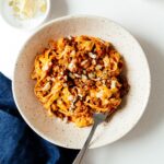 Keto-Friendly Low Carb Bolognese with Shirataki Noodles | www.iamafoodblog.com
