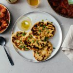 No Yeast Cheesy Naan Bread | www.iamafoodblog.com