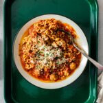Homemade SpaghettiOs with Mini Meatballs Recipe | www.iamafoodblog.com