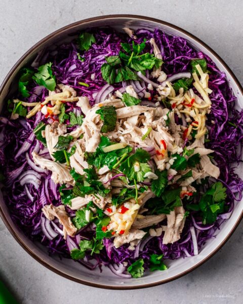 Vietnamese Chicken Salad Recipe | www.iamafoodblog.com