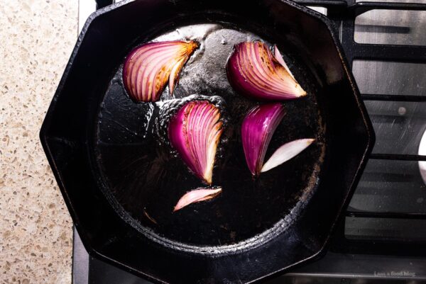 Sear the onions | www.iamafoodblog.com