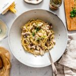 The Creamiest Creamy Chicken and Bacon Pasta Recipe | www.iamafoodblog.com