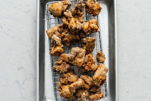 air fryer taiwanese popcorn chicken | www.iamafoodblog.com