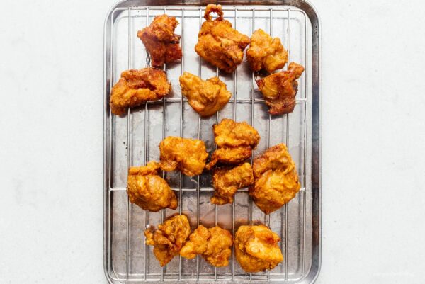 Salted Egg Yolk Fried Chicken Recipe | www.iamafoodblog.com