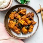 Salted Egg Yolk Fried Chicken Recipe | www.iamafoodblog.com
