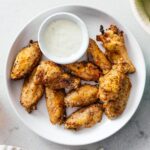 air fryer chicken wings | www.iamafoodblog.com