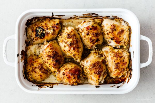 baked chicken thighs | www.iamafoodblog.com
