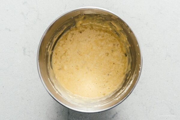 banana bread batter ready to bake | www.iamafoodblog.com