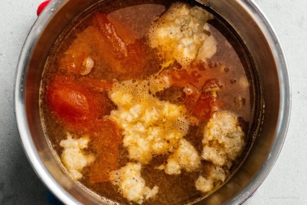 crab meatballs for bun rieu | www.iamafoodblog.com