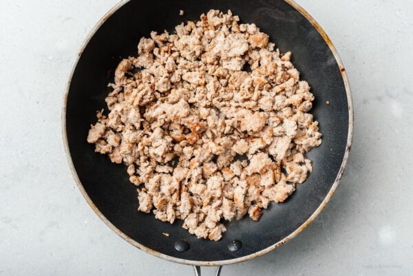 cooked ground turkey | www.iamafoodblog.com