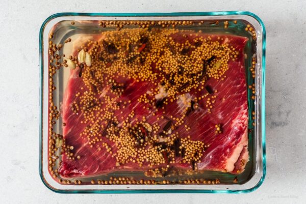 making corned beef brisket | www.iamafoodblog.com
