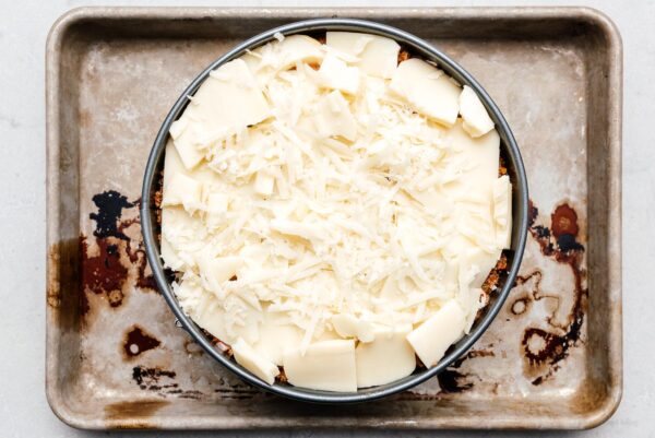 honeycomb pasta before baking | www.iamafoodblog.com