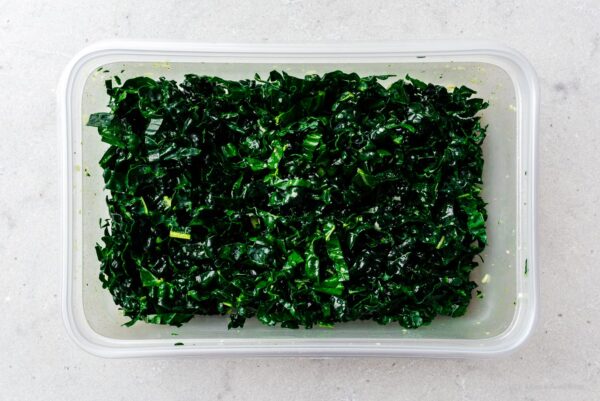dressed kale salad | www.iamafoodblog.com