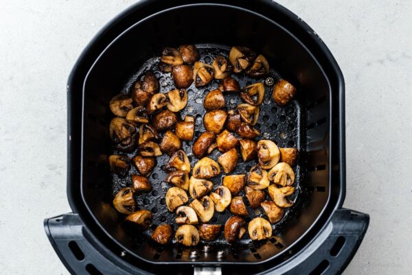 air fryer mushrooms | www.iamafoodblog.com