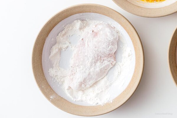 chicken in flour | www.iamafoodblog.com