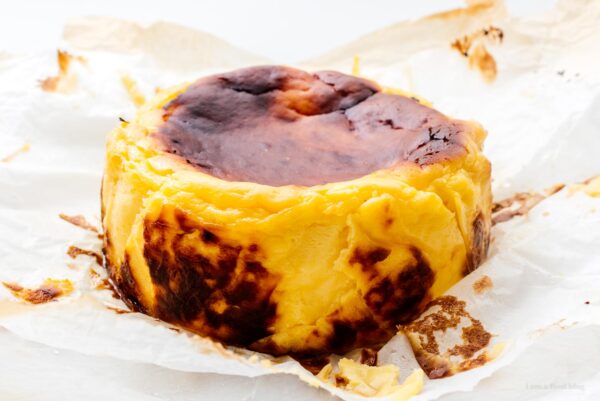 cooled basque cheesecake | www.iamafoodblog.com