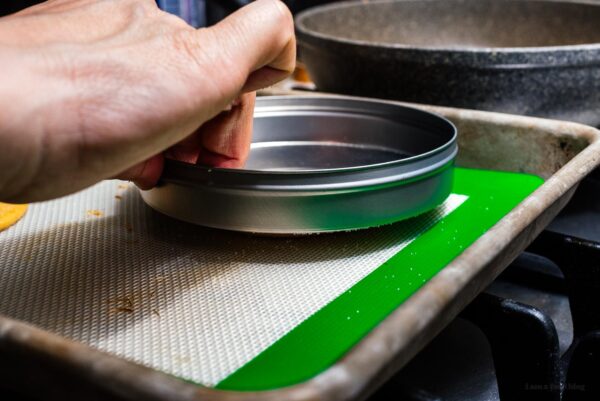 forming dalgona candy | www.iamafoodblog.com