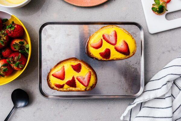 custard toast | www.iamafoodblog.com