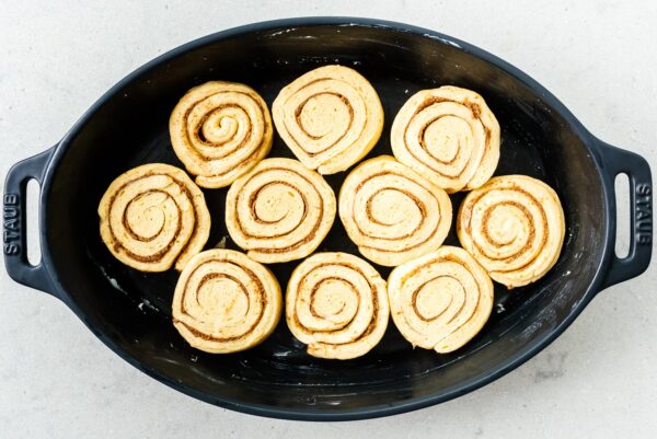 making tiktok cinnamon rolls | www.iamafoodblog.com