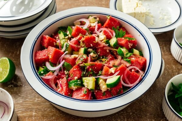 watermelon feta salad | www.iamafoodblog.com
