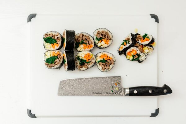 sliced kimbap | www.iamafoodblog.com