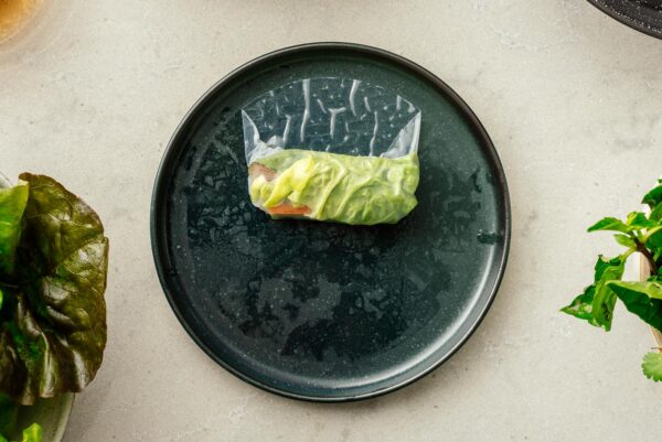 rolling vietnamese salad rolls | www.iamafoodblog.com