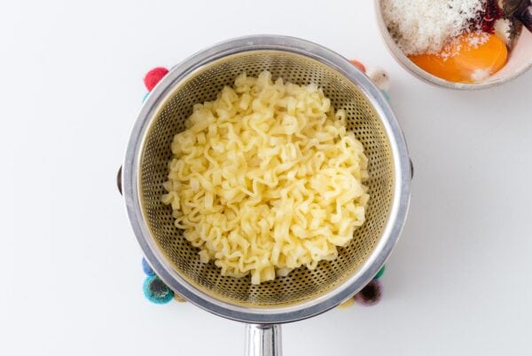 drained noodles | www.iamafoodblog.com