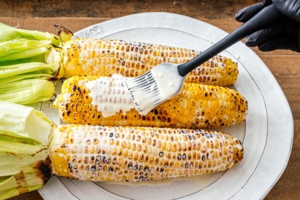 making elote mexican street corn | www.iamafoodblog.com