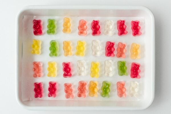 how to make frozen gummy bears | www.iamafoodblog.com