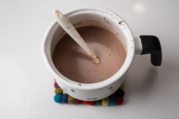 making tini's hot chocolate recipe | www.iamafoodblog.com