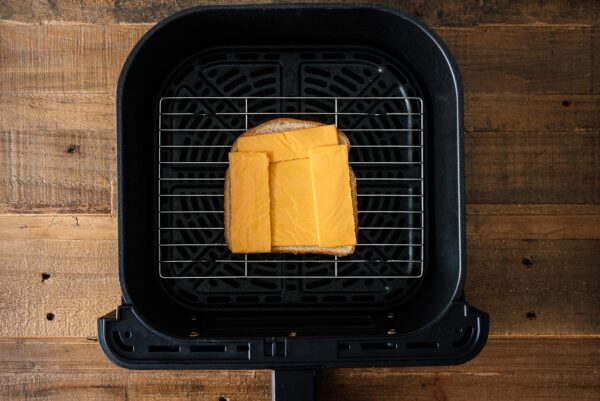 making air fryer grilled cheese | www.iamafoodblog.com