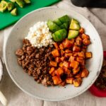 sweet potato beef bowl | www.iamafoodblog.com