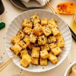 honey garlic tofu bites | www.iamafoodblog.com