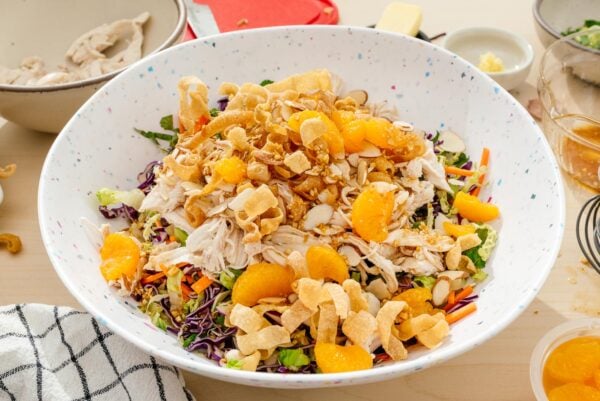 untossed Chinese chicken salad | www.iamafoodblog.com