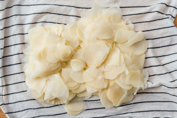 sliced potatoes | www.iamafoodblog.com