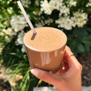 Chocolate cherry smoothie.